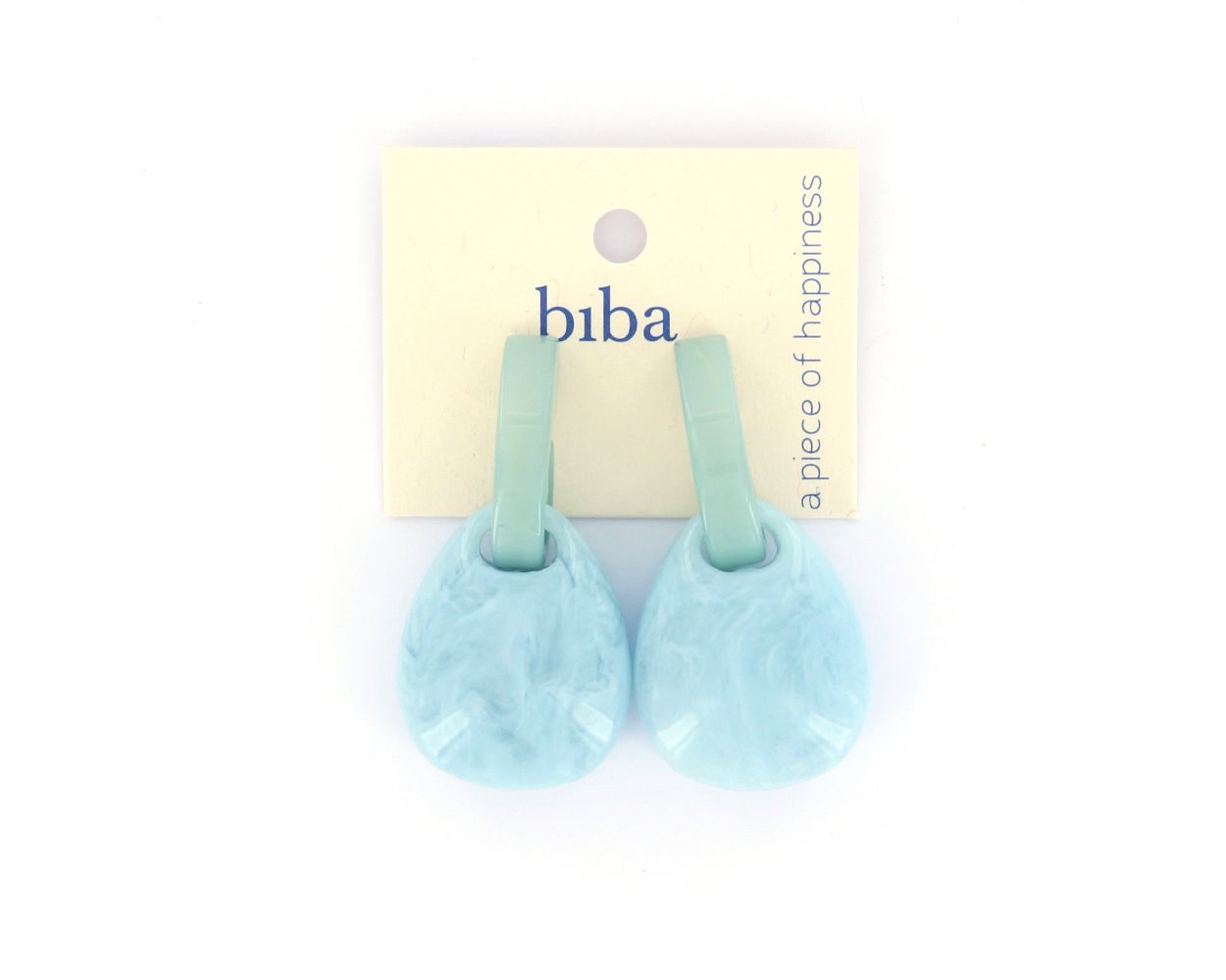 Biba oorbellen Drops Blue - 82979