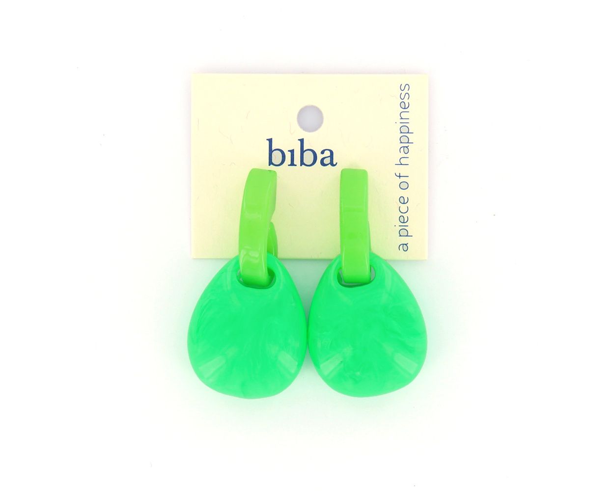 Biba oorbellen Drops Green - 82979