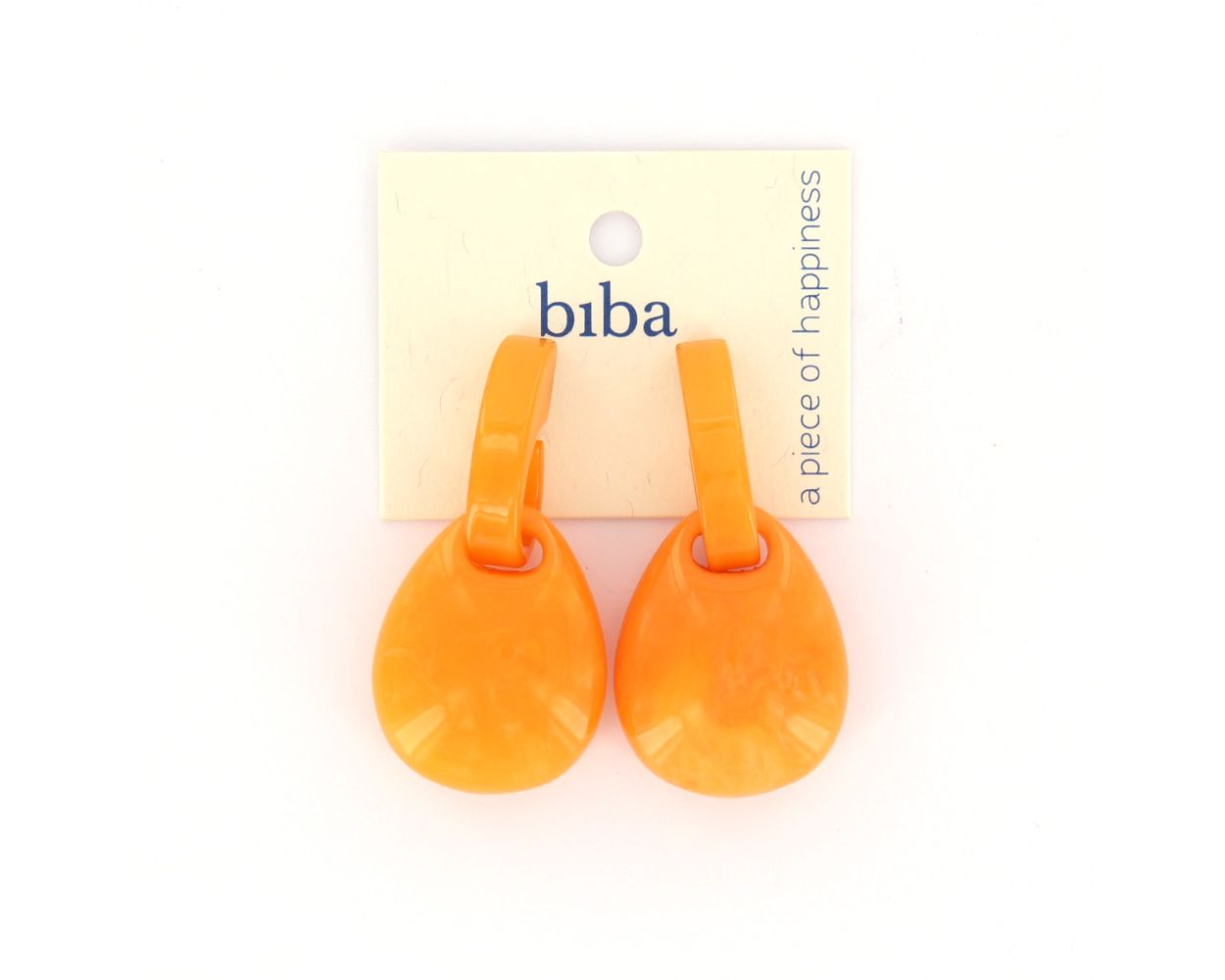 Biba oorbellen Drops Orange - 82979