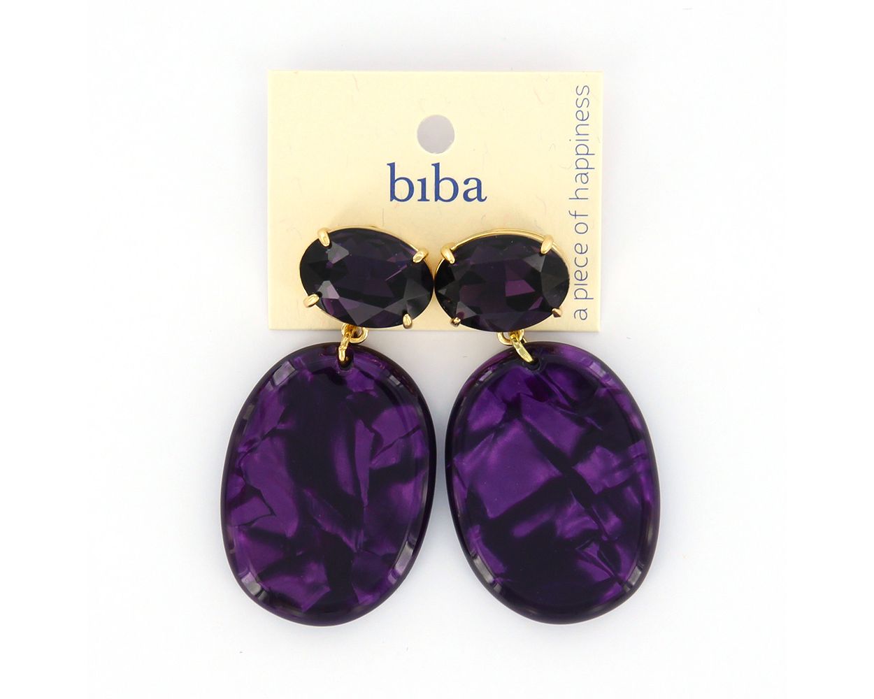 Biba oorbellen Enchantment Purple - 83183