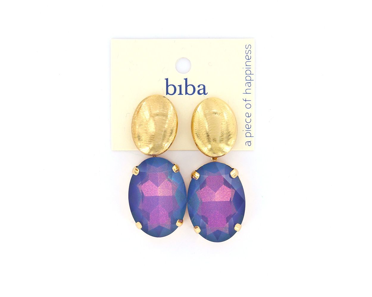 Biba oorbellen Echantment Purple - 83296