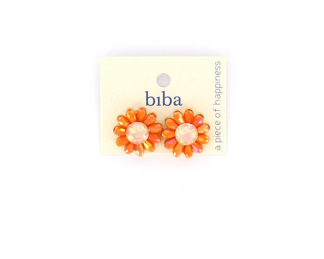 Biba oorbellen Flowers Orange - 83303