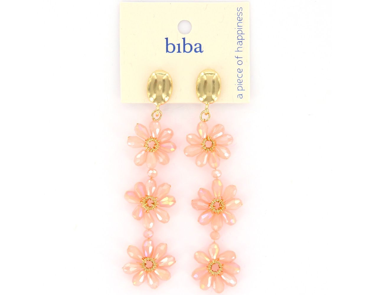 Biba oorbellen Flowers Pink - 83318