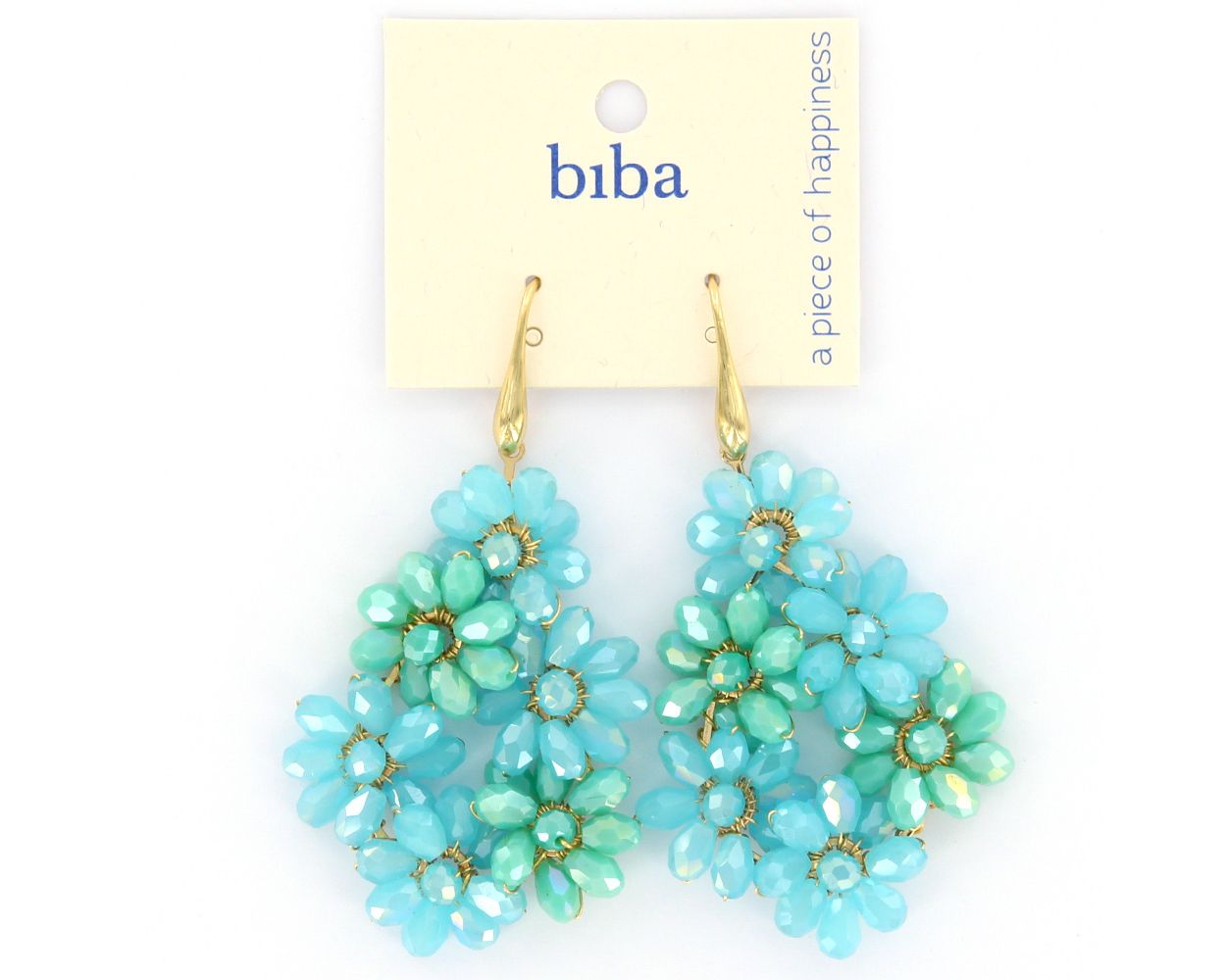 Biba oorbellen Flower Mix Blue - 83327