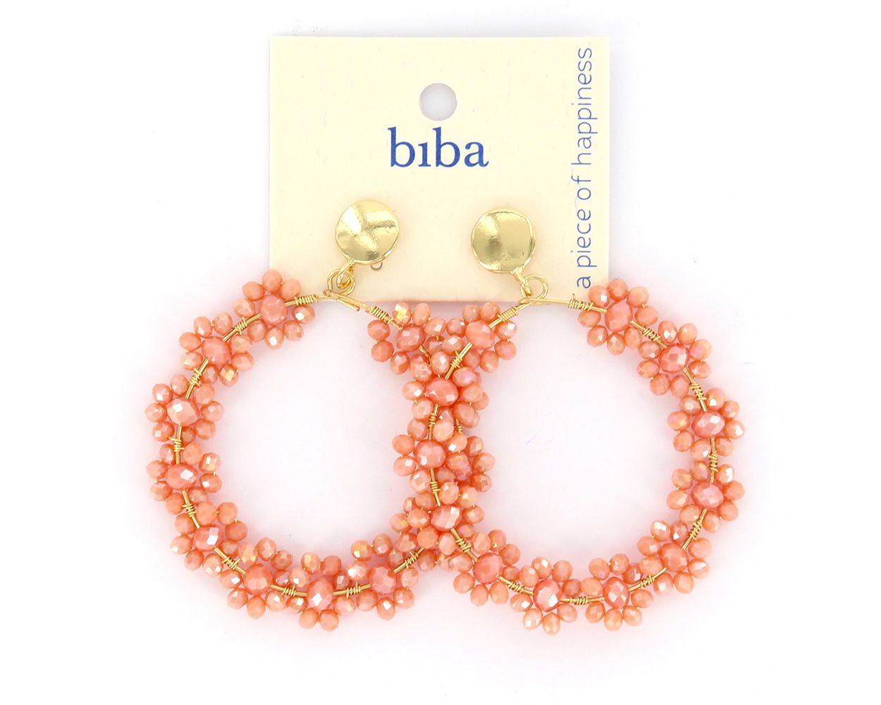 Biba oorbellen Flower Pink - 83328