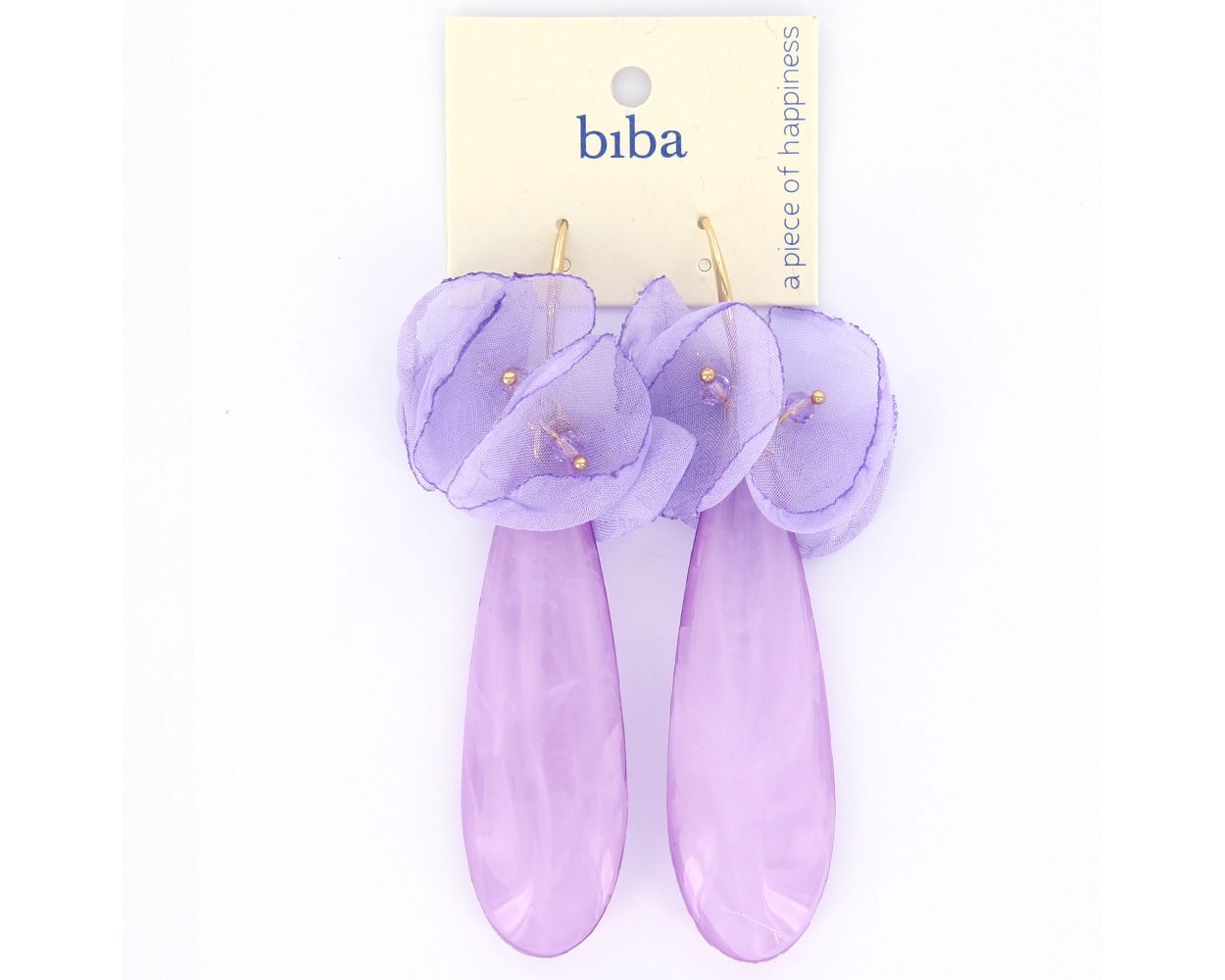 Biba oorbellen Blossom Lilac - 83335