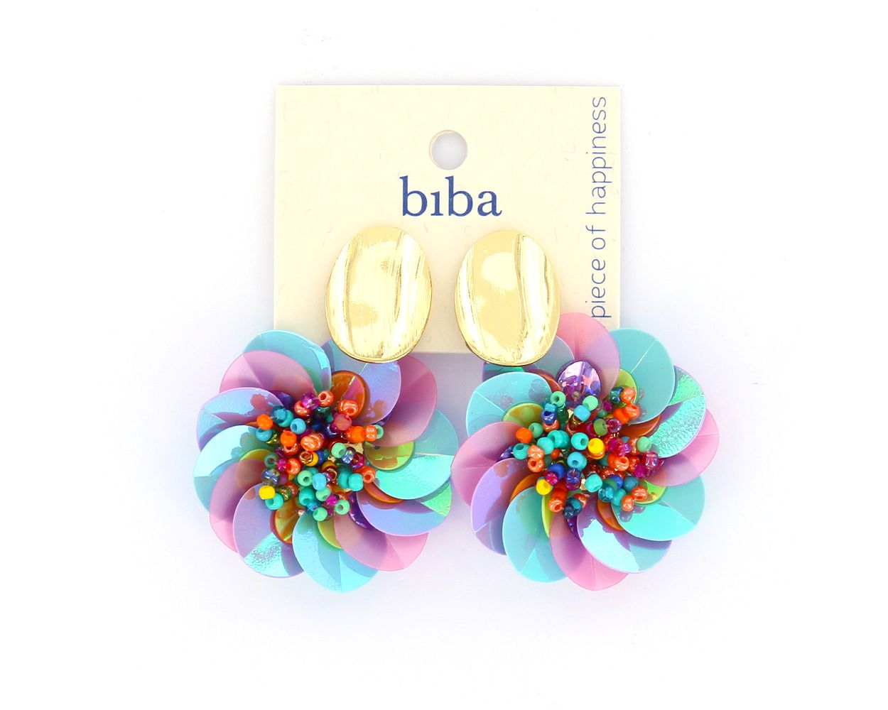 Biba oorbellen Flower Lilac - 83361