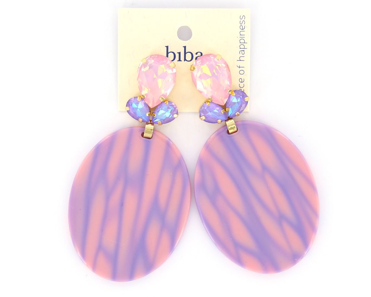 Biba oorbellen Stylish Lilac - 83405