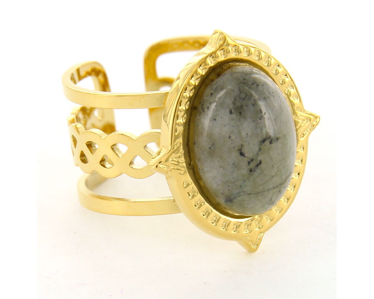 Liet & Joliet Ring Stone Grey - J7031